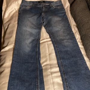 Daisy Fuentes indigo wash jeans